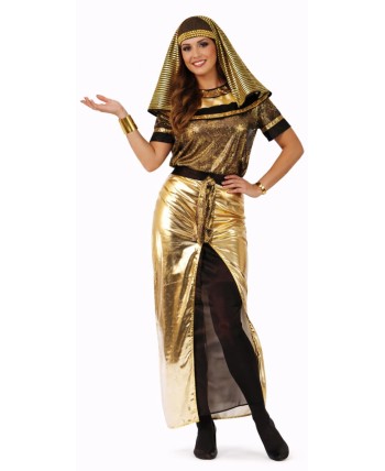 DISFRAZ CLEOPATRA DORADO PARA MUJER