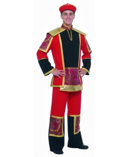 DISFRAZ DE CHINO ROJO LUJO