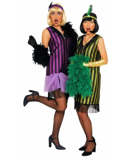 DISFRAZ DE CHARLESTON RAYAS