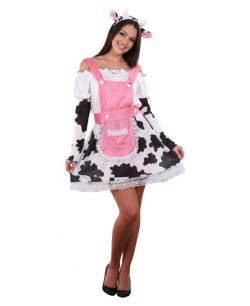 VAQUITA SEXY CON DELANTAL PARA MUJER