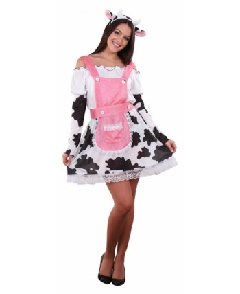 VAQUITA SEXY CON DELANTAL PARA MUJER