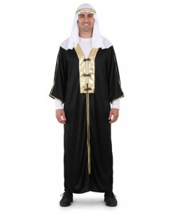 DISFRAZ DE JEQUE ARABE NEGRO