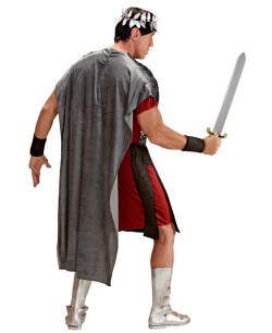 DISFRAZ DE EMPERADOR ROMANO PLATEADO PARA HOMBRE 2
