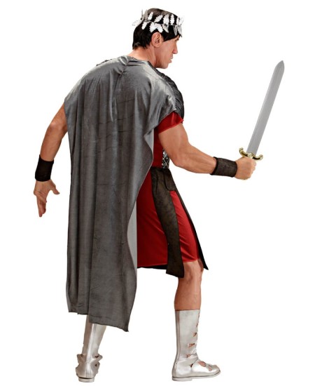 DISFRAZ DE EMPERADOR ROMANO PLATEADO