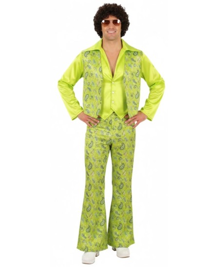 DISFRAZ DE AÑOS 60 VERDE PARA HOMBRE