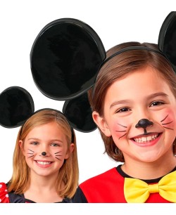 OREJAS DE PLASTICO RATON MICKEY O MINNIE