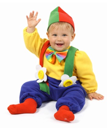 DISFRAZ DE PAYASO PARA BEBE