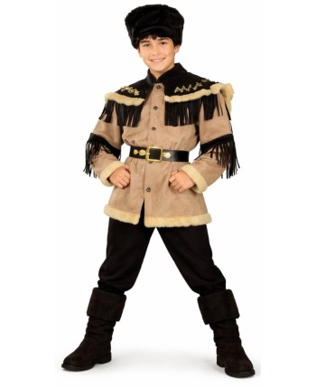 DISFRAZ DE CAZADOR AMERICANO DAVY CROCKET PARA NIÑO