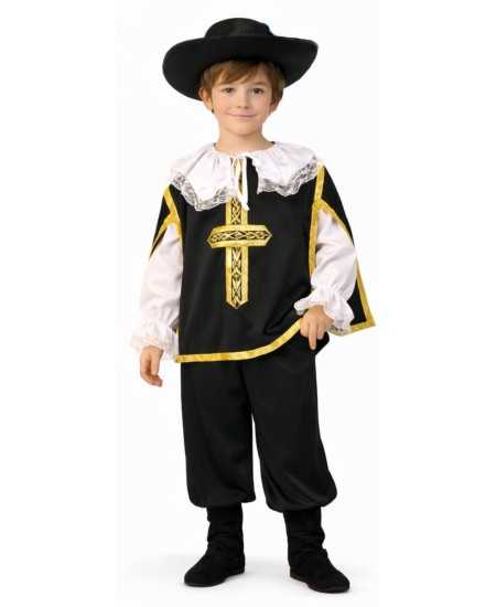 DISFRAZ DE MOSQUETERO REAL PARA NIÑO