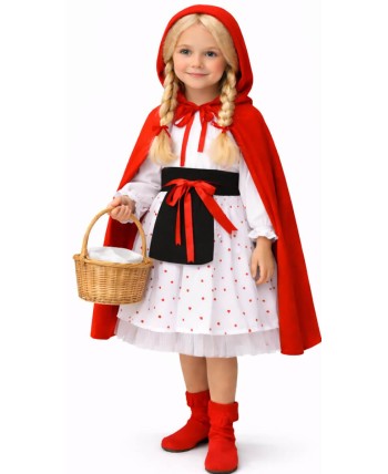 Disfraz de caperucita para niña