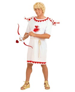 DISFRAZ DE CUPIDO CON LUZ DE FIBRA