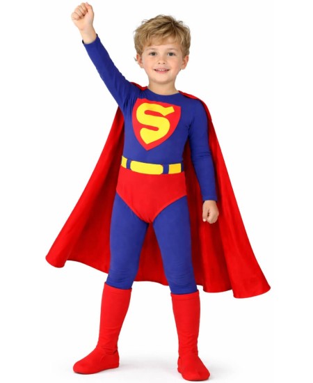 DISFRAZ DE SUPER HOMBRE DELUXE PARA NIÑO