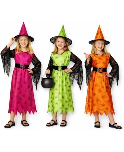 DISFRAZ DE BRUJA CON TELARAÑA