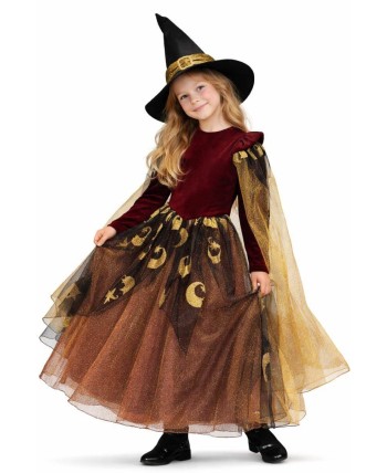 DISFRAZ DE BRUJA DE LA NOCHE INFANTIL