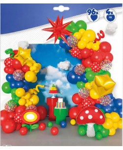 SET GLOBOS VIDEOJUEGO RETRO