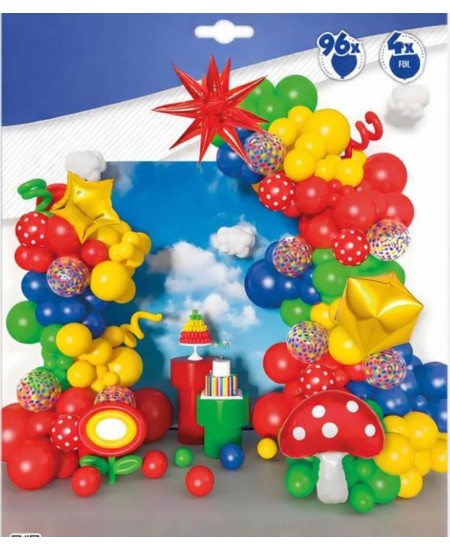 SET GLOBOS VIDEOJUEGO RETRO