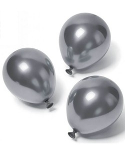 GLOBOS ROSA PLATA R5 15 UNIDADES