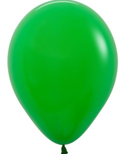 BOLSA 12 GLOBOS VERDE TREBOL
