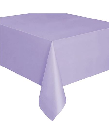 Mantel Plástico Rectangular Lila 137x274 cm