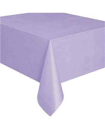 Mantel Plástico Rectangular Lila 137x274 cm