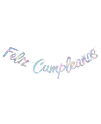 Guirnalda Feliz Cumpleaños Holográfica 1,8 m