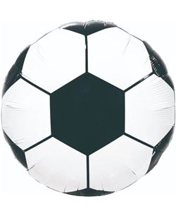 Globo Foil Balón de Fútbol 45 cm para Cumpleaños