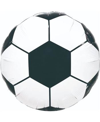 Globo Foil Balón de Fútbol 45 cm para Cumpleaños