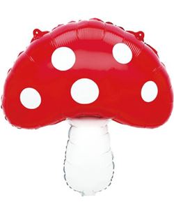 Globo Foil Seta Roja 65x51 cm para Fiestas