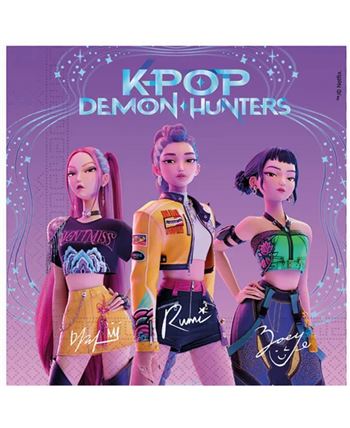 Servilletas KPop Demon Hunters 33x33 cm | Pack 20 unidades