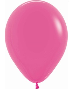 BOLSA 12 GLOBOS ROSA FUSCIA