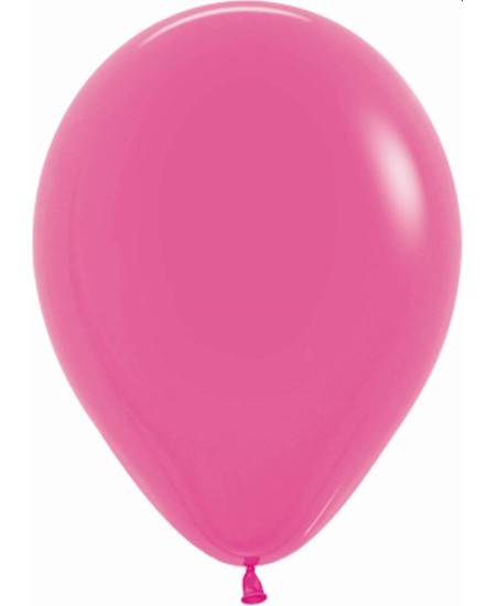 BOLSA 12 GLOBOS ROSA FUSCIA
