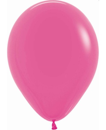 BOLSA 12 GLOBOS ROSA FUSCIA