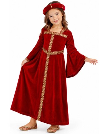 Disfraz de Dama Medieval para Nina