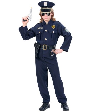 Disfraz de Policia Azul para Nino | La Casa de las Fiestas