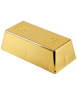 Lingote de Oro 18x9 cm | Complemento Pirata y Tesoro