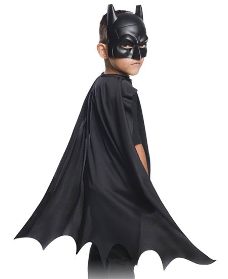Set de capa y máscara Batman infantil | Licencia Oficial