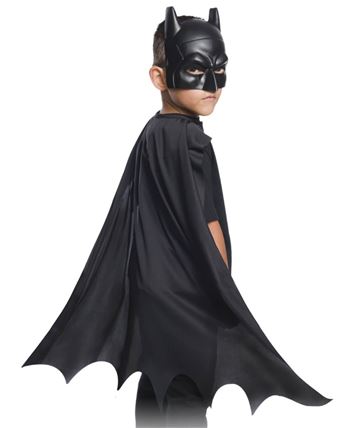 Set de capa y máscara Batman infantil | Licencia Oficial