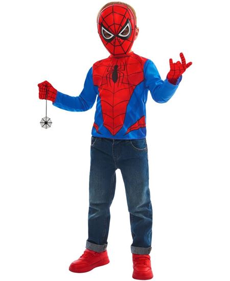 Kit de disfraz Spiderman para niño | Licencia Oficial