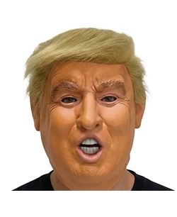 MASCARA MR. PRESIDENT CON PELO | Complemento Halloween
