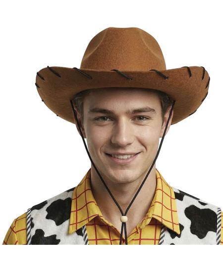 SOMBRERO VAQUERO, MARRON | Complemento Carnaval