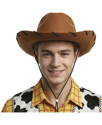 SOMBRERO VAQUERO, MARRON | Complemento Carnaval