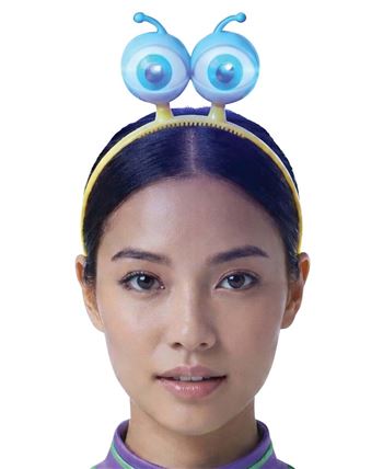 DIADEMA OJOS LUZ, AMARILLO | Complemento Halloween