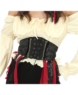 CORSET PIRATA | Complemento Halloween