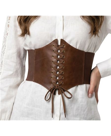 CORSET, MARRON | Complemento Halloween