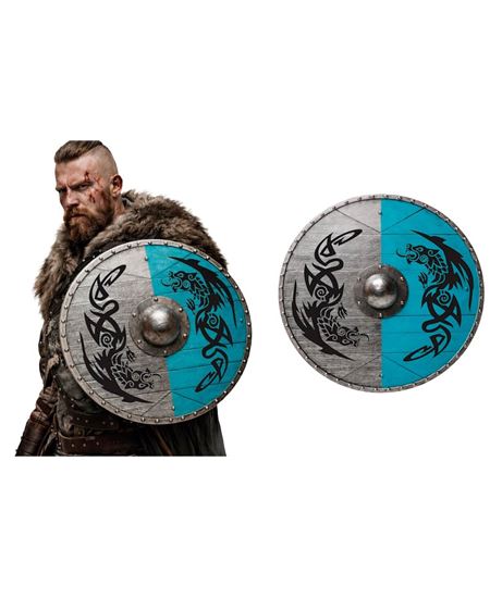 ESCUDO VIKINGO REDONDO, 40 CM | Complemento Halloween