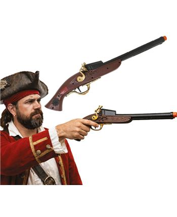 PISTOLON TRABUCO CON SONIDO, 45 CM | Complemento Halloween