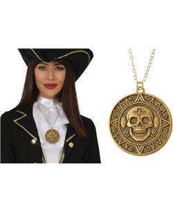 COLLAR CALAVERA PIRATA | Complemento Carnaval