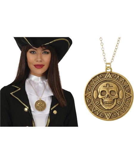 COLLAR CALAVERA PIRATA | Complemento Carnaval