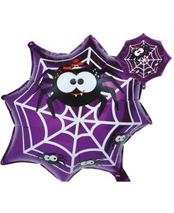 GLOBO TELARAÑA, 60 CM | Complemento Halloween