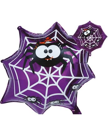 GLOBO TELARAÑA, 60 CM | Complemento Halloween